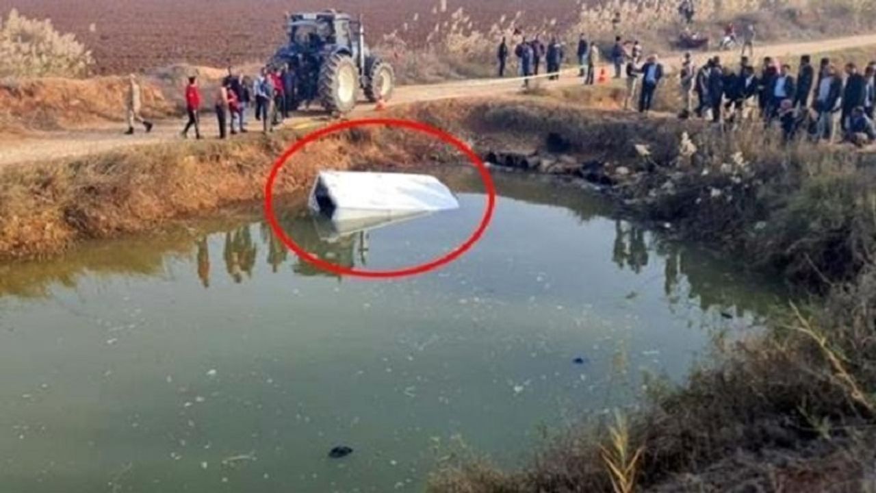 Urfa’da sulama kanalına düşen minibüste 6 kişi öldü!