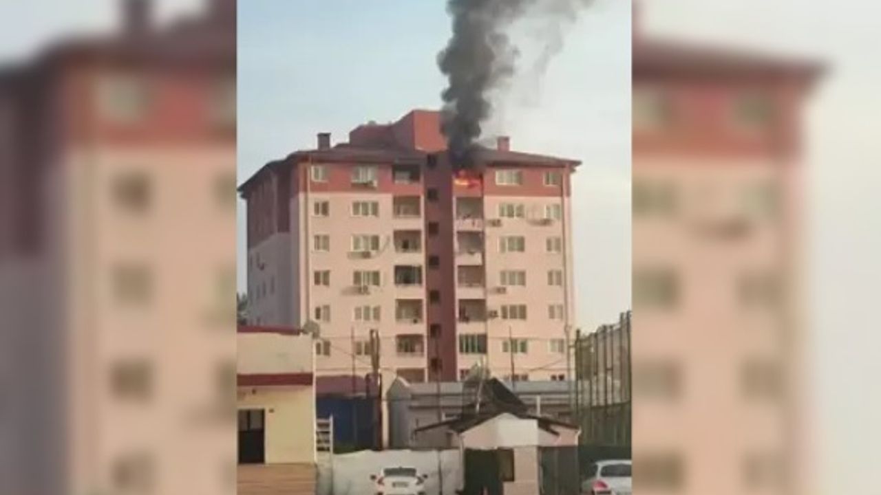 Diyarbakır’daki askeri lojmanda yangın