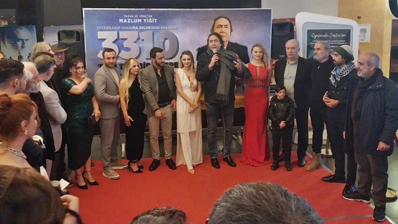 Diyarbakır’a ünlü oyuncular geldi, film galası yapıldı