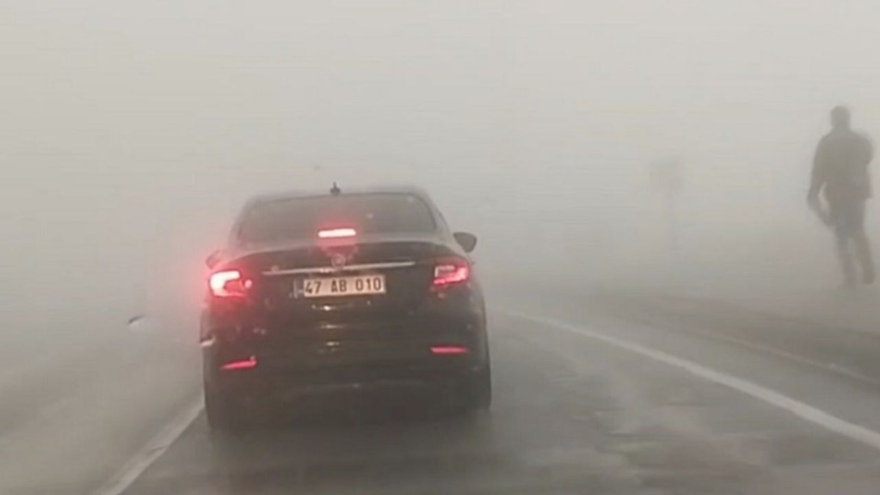 Mardin'de sis etkili oluyor! Sürücüler uyarıldı