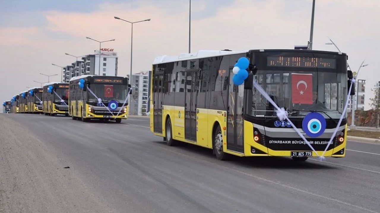 Diyarbakır’a 10 yeni otobüs! İşte güzergahları
