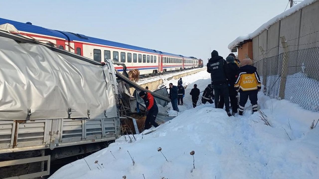 Muş'ta tren kazası: Ölü ve yaralılar var