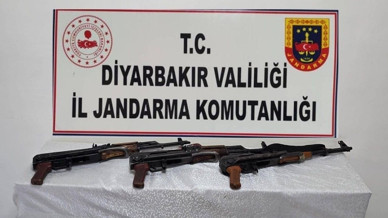 Diyarbakır'da çok sayıda ruhsatsız silah yakalandı