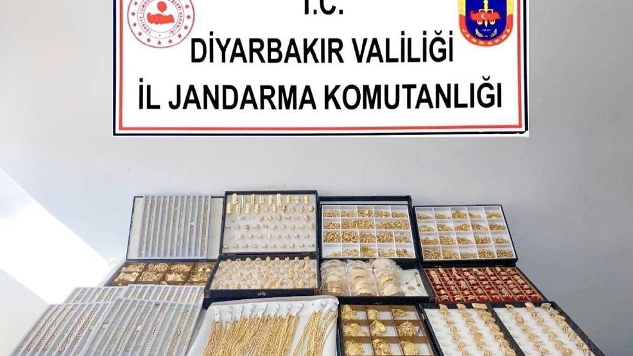 Diyarbakır’daki operasyonda 40 milyon TL’lik kaçak altın ele geçirildi!