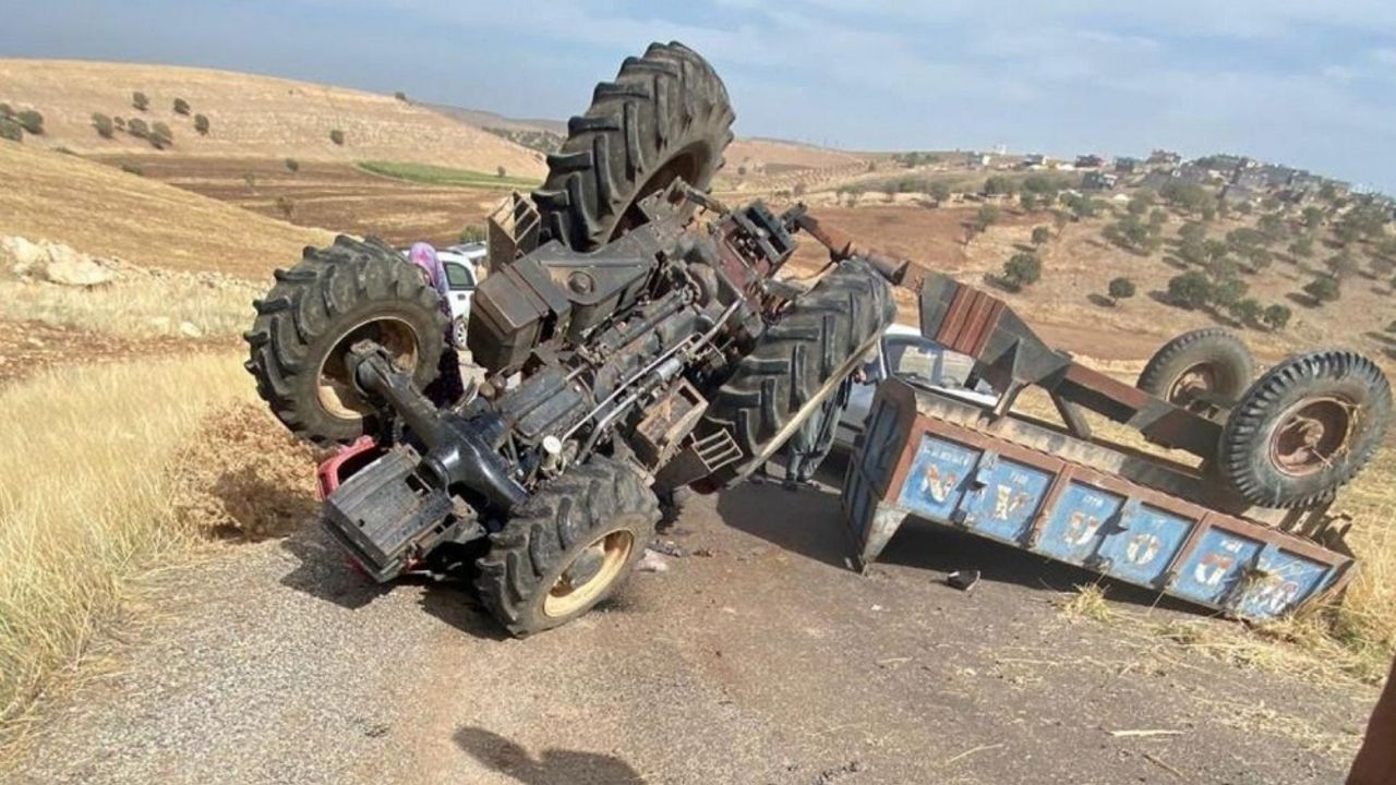 Diyarbakır'da traktör kazası: Biri ağır çok sayıda yaralı var
