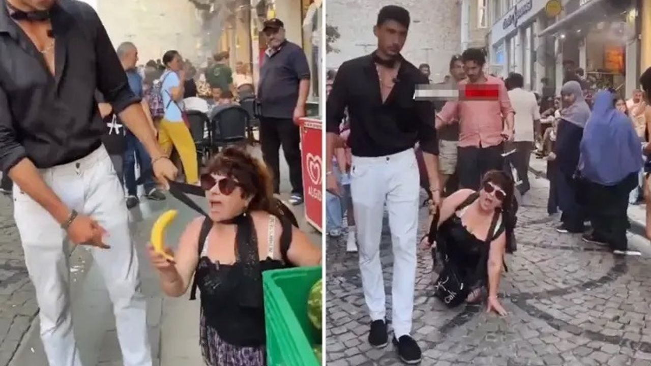 İstanbul'da tasma taktığı kadını sokaklarda gezdirdi!