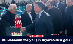 Ali Babacan taziye için Diyarbakır’a geldi