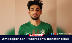 Amedspor’dan Pazarspor’a transfer oldu!