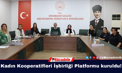 Diyarbakır Kadın Kooperatifleri İşbirliği Platformu kuruldu