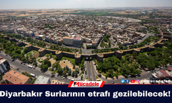 Diyarbakır Surlarının etrafı gezilebilecek!