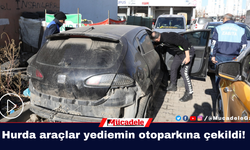 Diyarbakır’da hurda araçlar yediemin otoparkına çekildi!