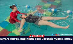 Diyarbakır’da kadınlara özel ücretsiz yüzme kursu