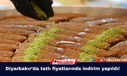 Diyarbakır’da tatlı fiyatlarında indirim yapıldı!