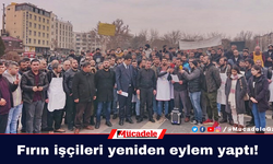 Diyarbakır’da fırın işçileri yeniden eylem yaptı!