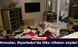 Hırsızlar, Diyarbakır’da lüks villaları soydu