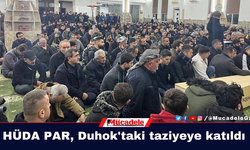 HÜDA PAR, Duhok'taki taziyeye katıldı