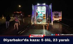 Diyarbakır’da kaza 5 ölü, 23 yaralı