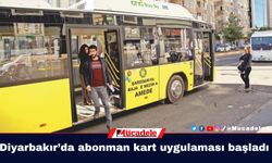 Diyarbakır’da abonman kart uygulaması başladı