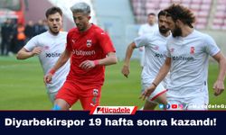 Diyarbekirspor 19 hafta sonra kazandı!