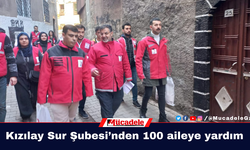 Kızılay Sur Şubesi’nden 100 aileye yardım 