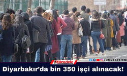 Valilik duyurdu: Diyarbakır’da bin 350 işçi alınacak!