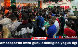 Amedspor’un imza günü etkinliğine yoğun ilgi