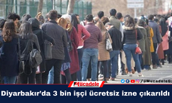 Diyarbakır’da 3 bin işçi ücretsiz izne çıkarıldı!