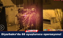 Diyarbakır’da 88 uyuşturucu operasyonu: 92 tutuklama