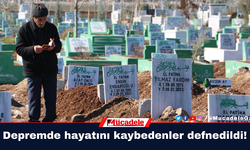 Diyarbakır’da depremde hayatını kaybedenler defnedildi!