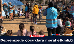 Diyarbakır’da depremzede çocuklara moral etkinliği