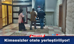 Diyarbakır’da kimsesizler otele yerleştiriliyor!