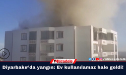 Diyarbakır’da yangın: Ev kullanılamaz hale geldi!