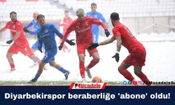 Diyarbekirspor beraberliğe 'abone' oldu!