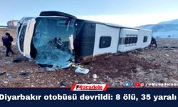 Diyarbakır yolcu otobüsü devrildi: 8 ölü, 35 yaralı