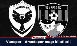 Vanspor - Amedspor maçı biletleri satışta!