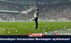 Amedspor hocasından Bursaspor açıklaması!