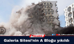 Diyarbakır Galeria Sitesi’nin A Bloğu yıkıldı