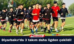 Diyarbakır’da 3 takım daha ligden çekildi!