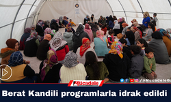 Diyarbakır’da Berat Kandili programlarla idrak edildi