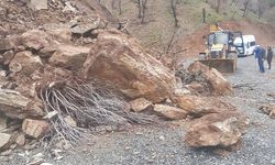 Diyarbakır’da çığ ve heyelan yolları kapattı!