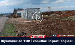 Diyarbakır’da TOKİ konutları inşaatı başladı!