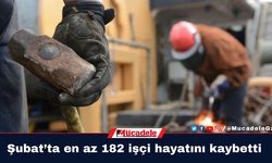 Şubat’ta en az 182 işçi hayatını kaybetti