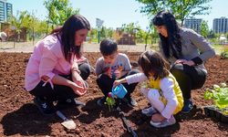 Diyarbakırlı minikler Ekolojik Eğitim Bahçesi’ni ziyaret etti