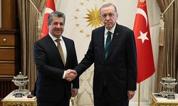 Erdoğan, Barzani'yi kabul etti