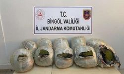 Bingöl’de 59 kilo esrar ele geçirildi