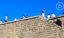 Diyarbakır Surları’nda selfie tehlikesi