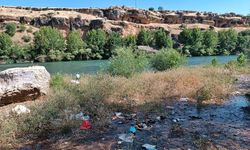 Diyarbakır’da Dicle Barajı’nın çevresi çöp yığını!