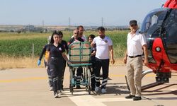 Diyarbakır'da ambulans helikopter bu kez yaşlı kadın için havalandı