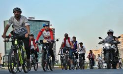 Diyarbakır’da 150 sporcu pedal çevirdi