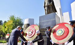 Diyarbakır’da Atatürk Anıtı’na çelenk bırakıldı 